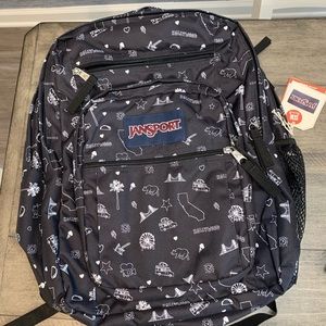 NWT Jansport backpack with California icons